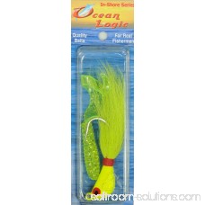 Ocean Logic Striper Jig W/eel 1oz Chartreuse 564118049